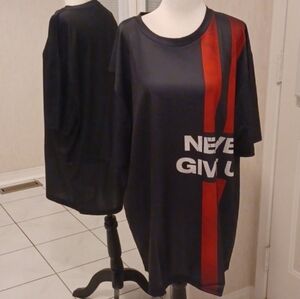 4/$60 New Black & Red Tee - Size 2XL